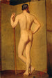 Male nude painting - Giuseppe Agujari — artwork view