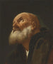 Hoofd van een mannelijke heilige - Giuseppe Angeli — weergave van het kunstwerk