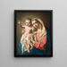 Maagd met Kind - Giuseppe Angeli — ingelijst kunstwerk aan de muur