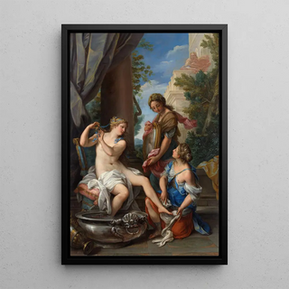 Giuseppe Bartolomeo Chiari - Bathsheba at Her Bath.webp