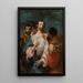 Le paiement du tribut - Giuseppe Bazzani — ingelijst kunstwerk aan de muur