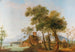 Een idyllisch rivierlandschap - Giuseppe Bernardino Bison — weergave van het kunstwerk