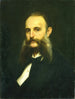 portret van Gian Giacomo Poldi Pezzoli - Giuseppe Bertini — weergave van het kunstwerk