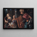 Esther voor koning Assuérus - Giuseppe Bonati — ingelijst kunstwerk aan de muur
