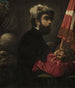 portret van een man in Sint-Joris - Giuseppe Caletti — weergave van het kunstwerk