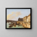 Parijs, uitzicht op de kunst- en het Louvre-bruggetje - Giuseppe Canella — ingelijst kunstwerk aan de muur