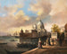 van Venetiaanse ingang bij de Giardini Reali - Giuseppe Canella — weergave van het kunstwerk