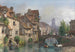 Vue de Rouen - Giuseppe Canella — weergave van het kunstwerk