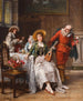 De Muziekles - Giuseppe Castiglione — weergave van het kunstwerk