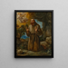 Sint Franciscus in gebed - Giuseppe Cesari — ingelijst kunstwerk aan de muur
