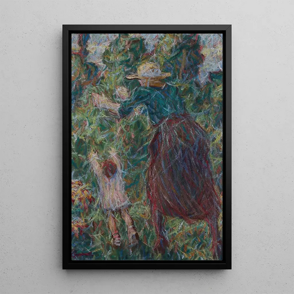 Papillons - Giuseppe Cominetti — ingelijst kunstwerk aan de muur