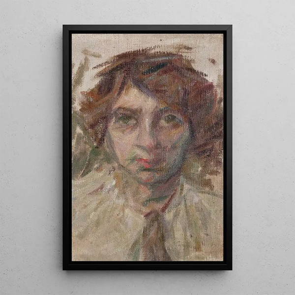 Portret van de schilder Paradisi - Giuseppe Cominetti — ingelijst kunstwerk aan de muur