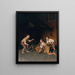Colin-maillard - Giuseppe Constantini — ingelijst kunstwerk aan de muur