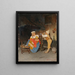 Le Petit musicien - Giuseppe Costantini — ingelijst kunstwerk aan de muur