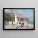 Scene van Capri - Giuseppe Giardiello — ingelijst kunstwerk aan de muur
