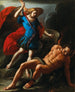 Sint-Michiel verslaat Lucifer - Giuseppe Marullo — weergave van het kunstwerk