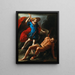 Sint-Michiel verslaat Lucifer - Giuseppe Marullo — ingelijst kunstwerk aan de muur