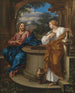De Christus en de Samaritaanse vrouw - Giuseppe Nicola Nasini — weergave van het kunstwerk