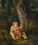 De Drie Apen - Giuseppe Penuti — weergave van het kunstwerk