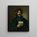 Man in Ottomaanse jurk - Giuseppe Tominz — ingelijst kunstwerk aan de muur