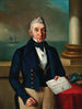 portret van Jacob Coen 1782-1852 graanhandelaar uit Triëst - Giuseppe Tominz — weergave van het kunstwerk