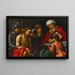 De Christus voor Pilatus - Giuseppe Vermiglio — ingelijst kunstwerk aan de muur