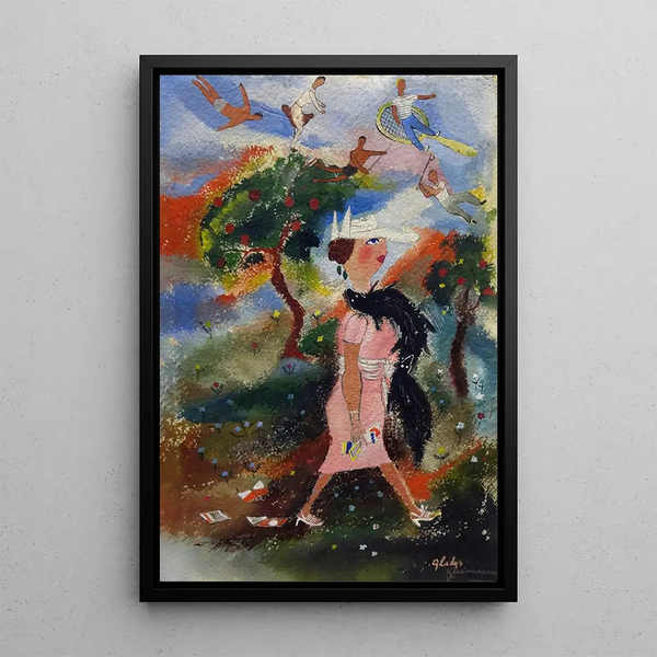 En route pour les Bermudes - Gladys Kleinman — ingelijst kunstwerk aan de muur