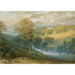 Reproductie van het schilderij Gledhow Hall, Yorkshire - Joseph Mallord William Turner