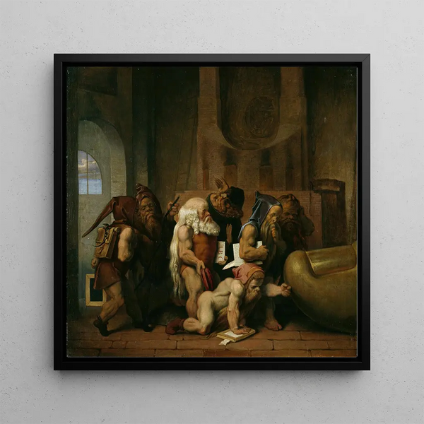 Gnomen au orteil de la Bavière - Moritz von Schwind