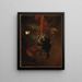 Druiventros - Godfried Schalcken — ingelijst kunstwerk aan de muur