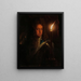 Portret van Guillaume III 1650-1702 Prins van Oranje Stadhouder en vanaf 1689 Koning van Engeland - Godfried Schalcken — ingelijst kunstwerk aan de muur