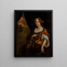 Portret van Maria Vingerhoed - Godfried Schalcken — ingelijst kunstwerk aan de muur