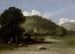 Landschapskunstdruk met de rust tijdens de vlucht naar Egypte - Goffredo Wals — weergave van het kunstwerk
