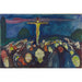 Reproductie van het schilderij Golgotha - Edvard Munch