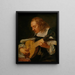 Audience - Gonzales Coques — ingelijst kunstwerk aan de muur