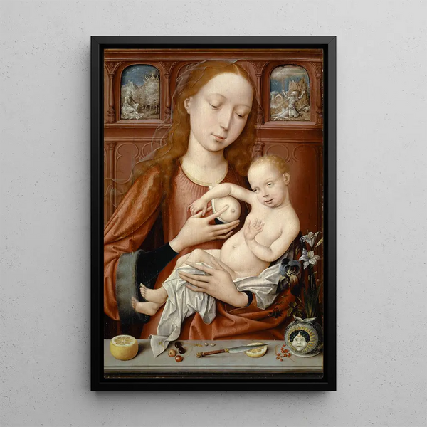 La Vierge allaitante - Goossen van der Weyden — ingelijst kunstwerk aan de muur