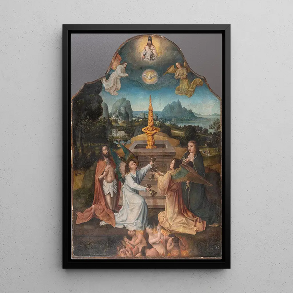 Fons Pietatis - Goswin van der Weyden — ingelijst kunstwerk aan de muur