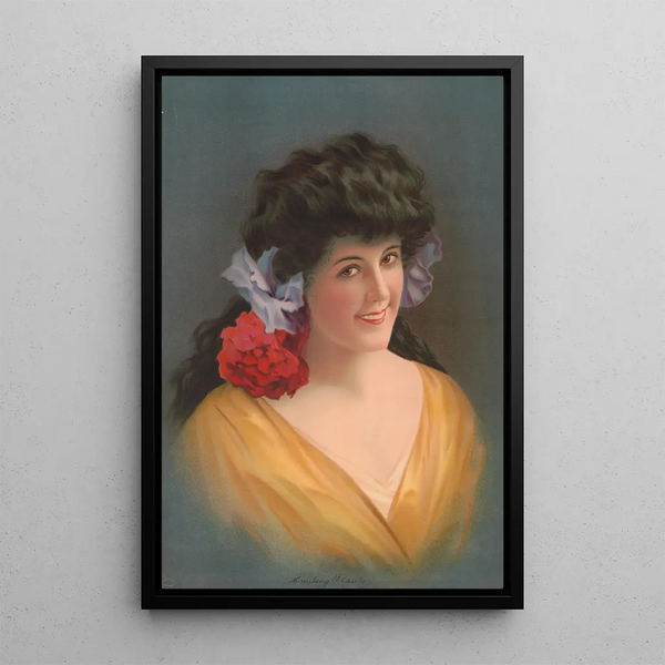 Beauté souriante - Gotham Litho Co — ingelijst kunstwerk aan de muur