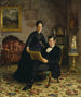 M. Robert Constantin en mevrouw Maria Eleonora Berggren - Gottfrid Maagd — weergave van het kunstwerk
