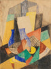 Natuurstudie kubistisch - Gottfried Graf — weergave van het kunstwerk