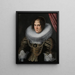 Portret van een dame van 26 jaar - Gottfried von Wedig — ingelijst kunstwerk aan de muur