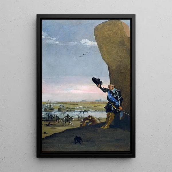 Propositions de décorations pour le hall inférieur du NM La Bataille de Stångebro - Gotthard Werner — ingelijst kunstwerk aan de muur