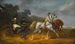 Alexandre I en zijn koetsier Ilya Baikov - Gottlob Alexander Sauerweid — weergave van het kunstwerk