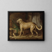 De jachthond - Gourlay Steell — ingelijst kunstwerk aan de muur