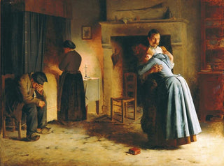 Le retour au foyer - Graciano Mendilaharzu — weergave van het kunstwerk
