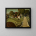 De geboorteplaats van Herbert Hoover, West Branch, Iowa - Grant Wood — ingelijst kunstwerk aan de muur