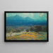 Californisch klaprozenveld schilderij - Granville Redmond — ingelijst kunstwerk aan de muur