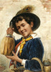 De jonge Chianti-verkoper - Gérard Portielje — weergave van het kunstwerk