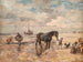 Mosselvissers op het strand - Gregor von Bochmann — weergave van het kunstwerk
