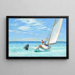 Ground Swell - Edward Hopper | Kunstdruk Schilderij Muurdecoratie poster kopie
